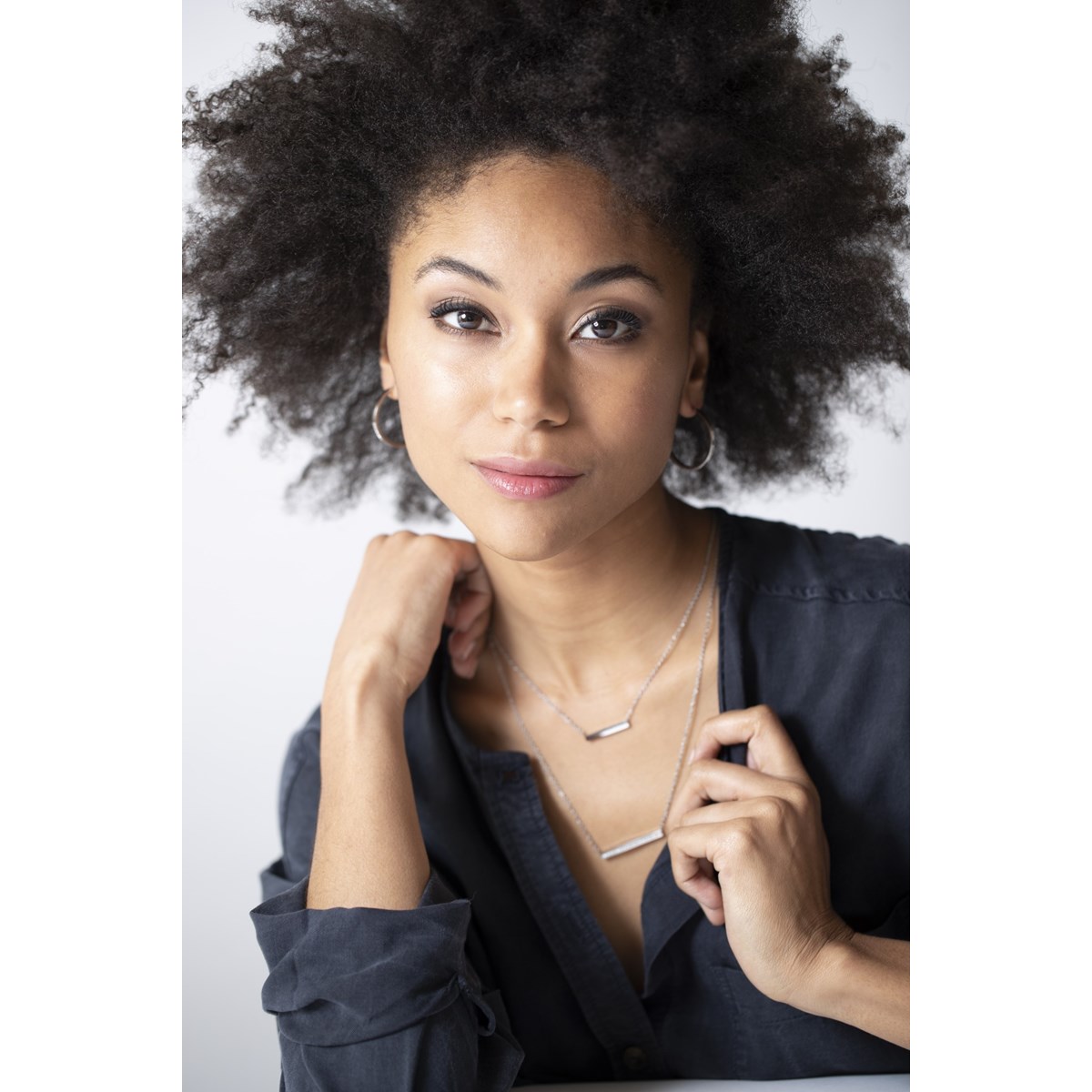 Collier multi-chaînes en Acier