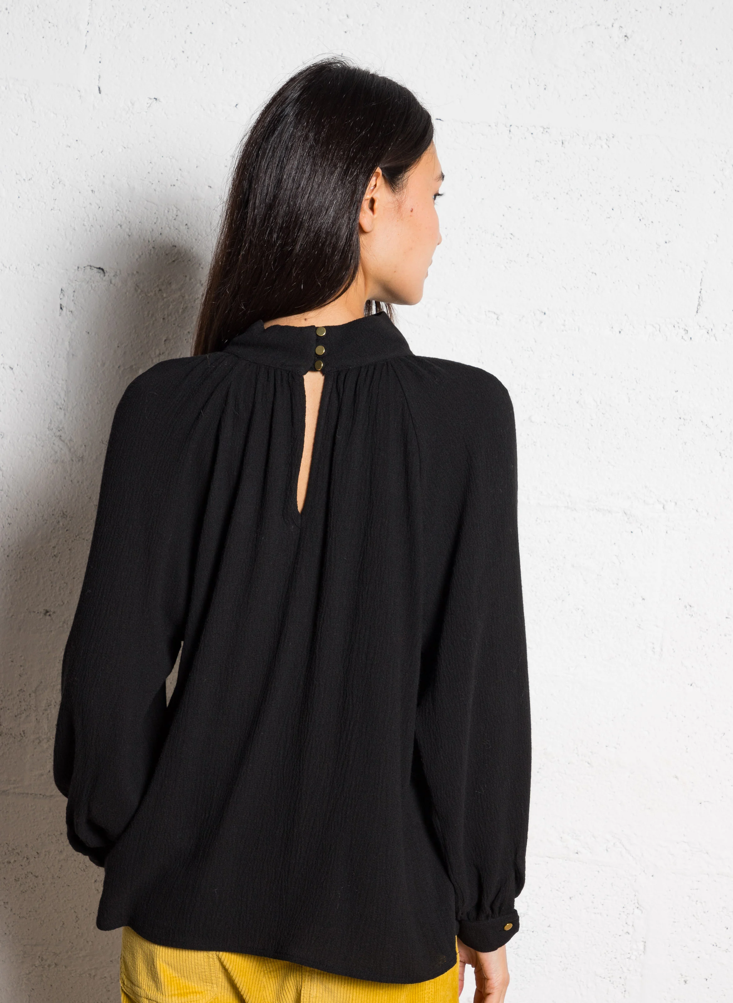 CURTIS - Blouse ample | Noir