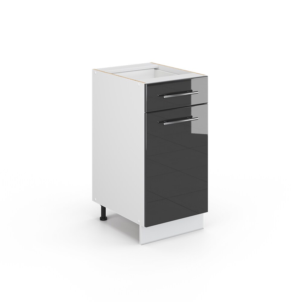 VICCO Schubunterschrank 40 cm Anthrazit Küchenzeile Unterschrank Fame