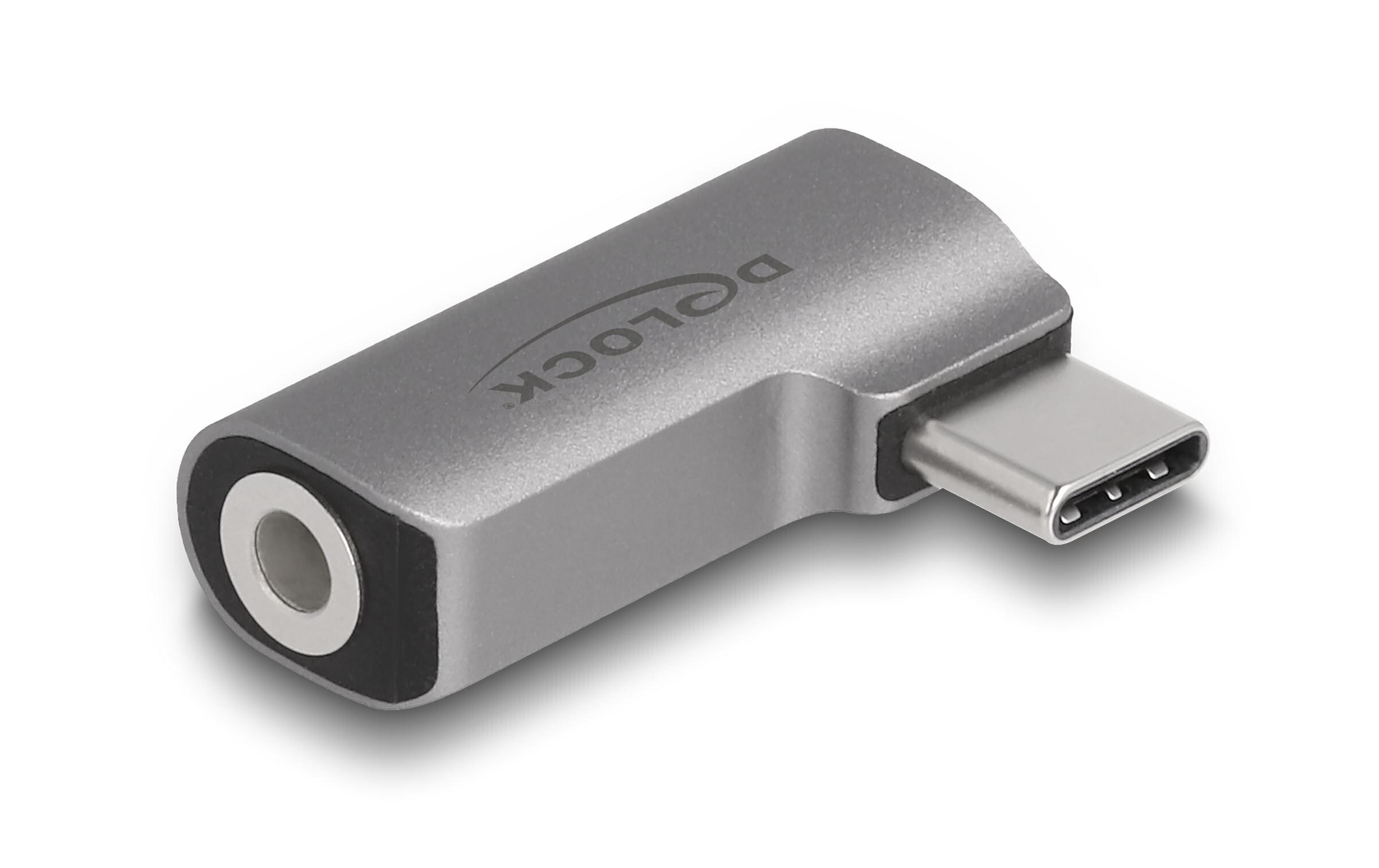 Audio-Adapter USB-C - 3.5 mm KlinkeDelock Audio Adapter USB Type-C Stecker zu 3.5 mm 4 Pin Klinkenbuchse