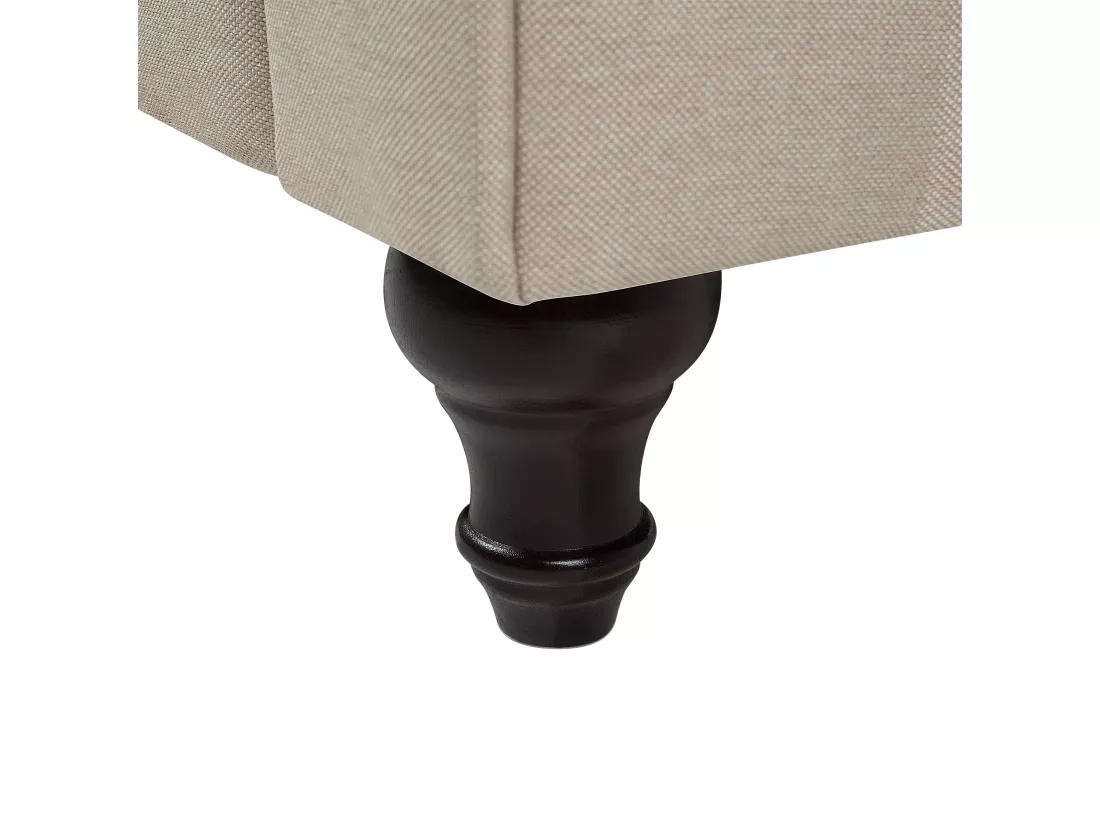 Fauteuil CHESTERFIELD Tissu Beige