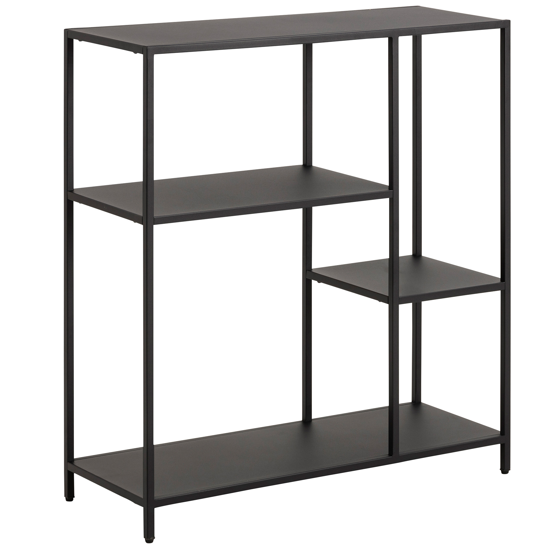 Regal NEWCASTLE - schwarz - 3 Ablagen - 79,5 cm