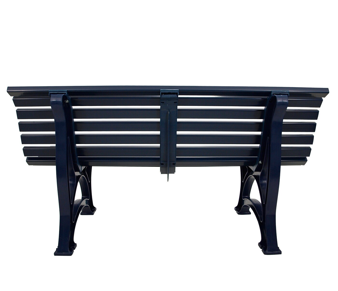 gartenmoebel-einkauf Bank HELGOLAND 3-sitzer, Kunststoff blau