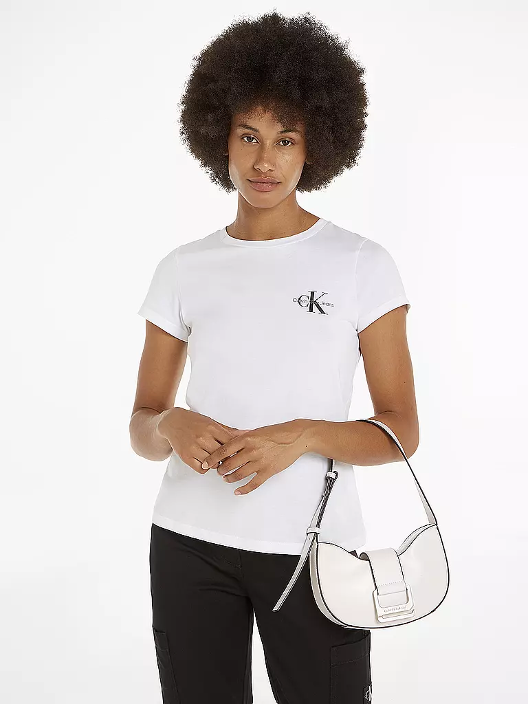 CALVIN KLEIN JEANS Tasche - Schultertasche weiss