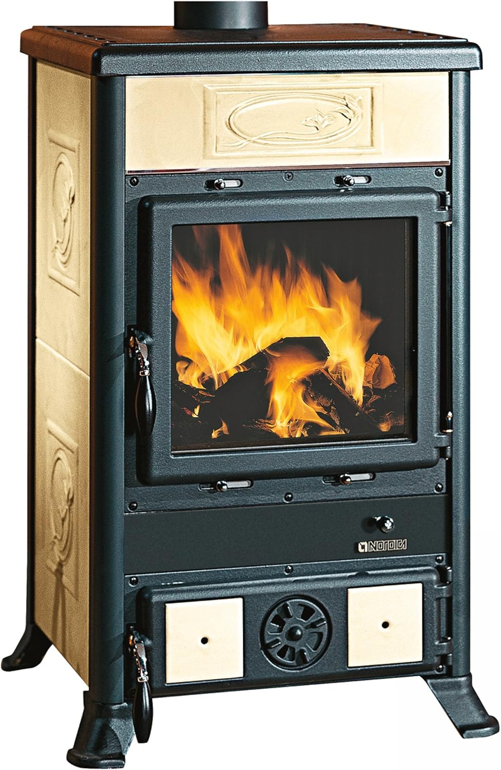 Kaminofen La Nordica Rossella R1 Liberty Pergament