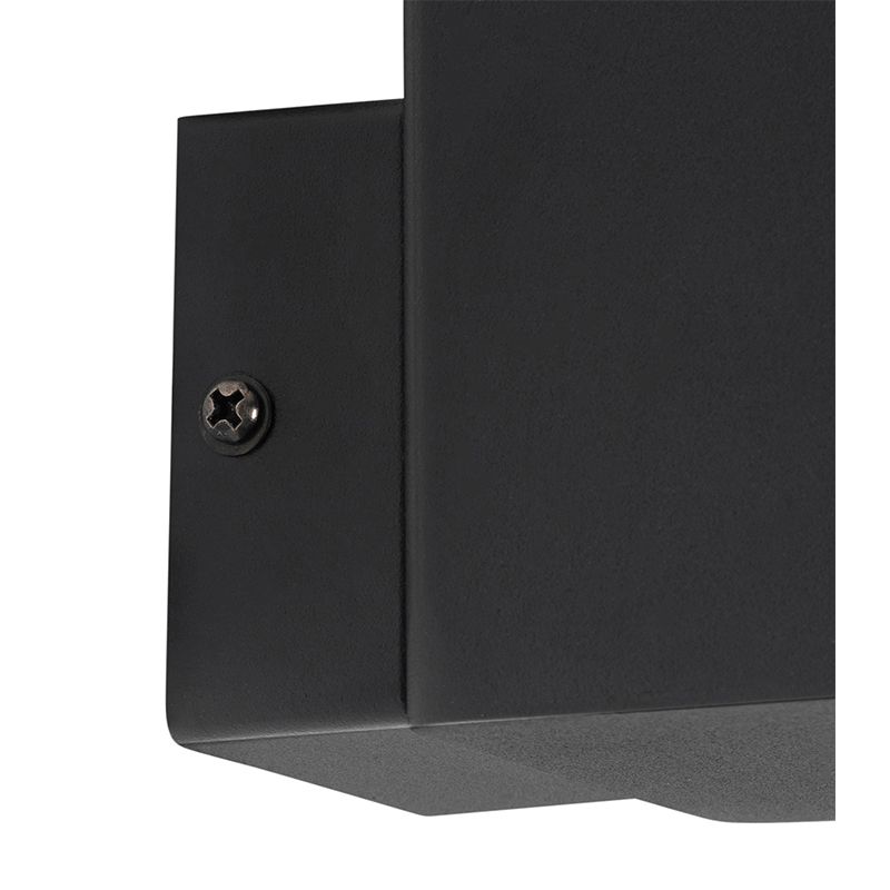 Buiten wandlamp zwart IP44 met bewegingsmelder - Denmark