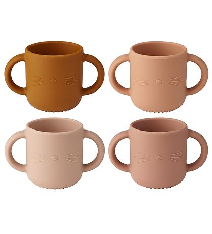 Liewood Becher - 4er-Pack - Silikon - Rosa Mix
