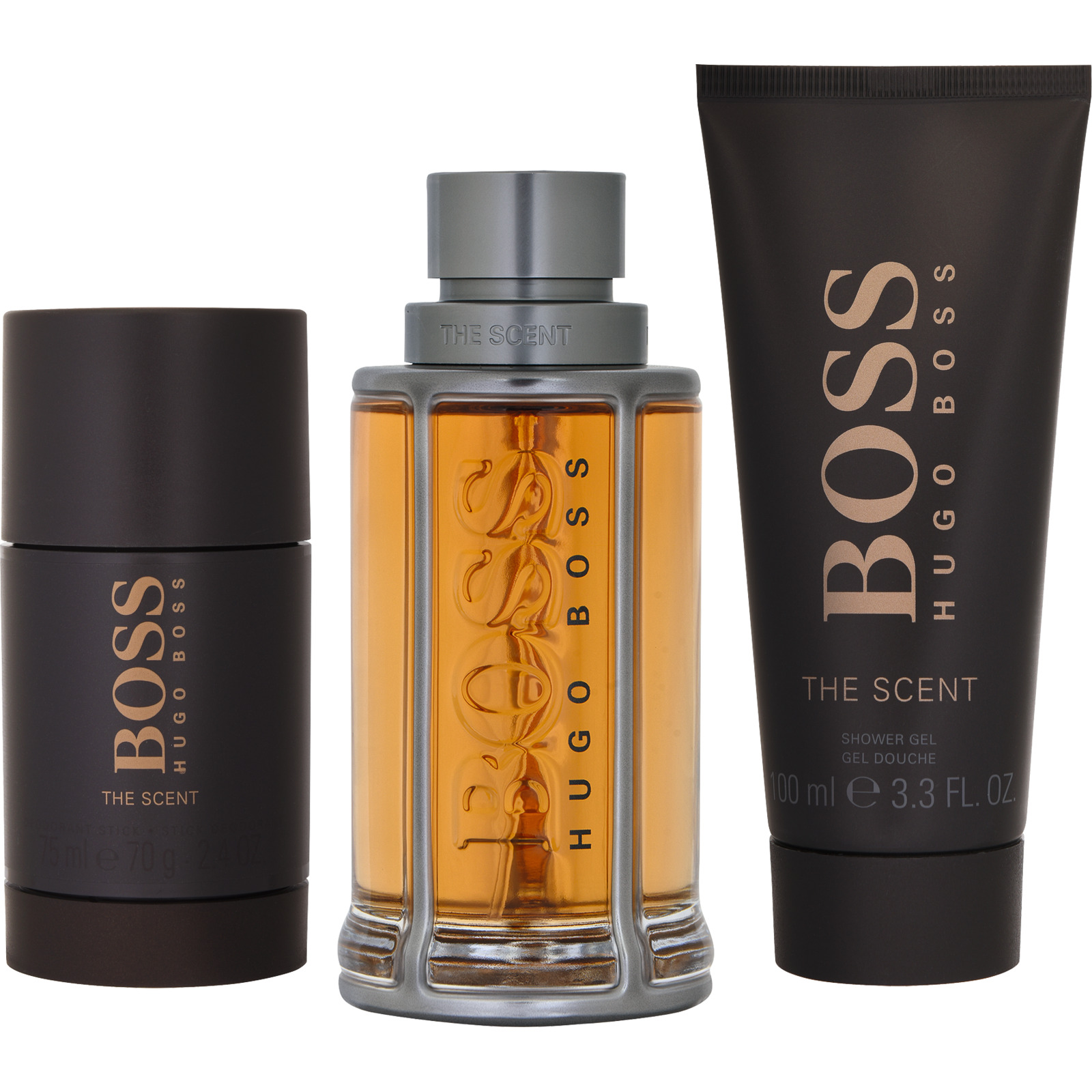 Hugo Boss The Scent Eau de Toilette Duftset, 3-teilig