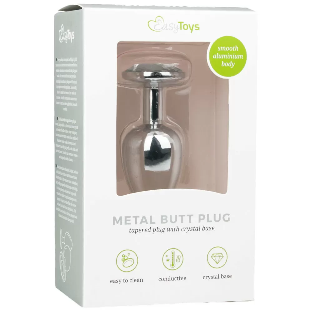 EasyToys Metal Butt Plug - 7,2 cm.