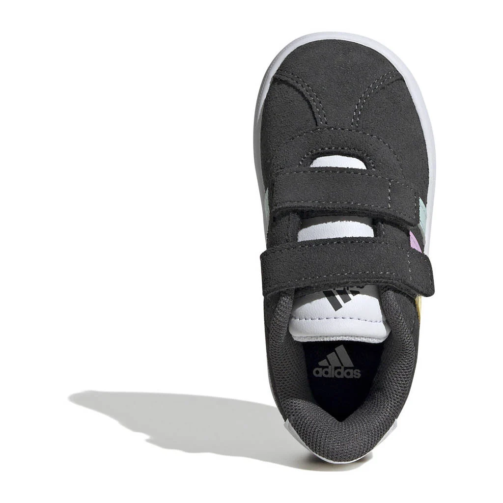 adidas VL Court 3.0 sneakers zwart/wit/geel/turquosie