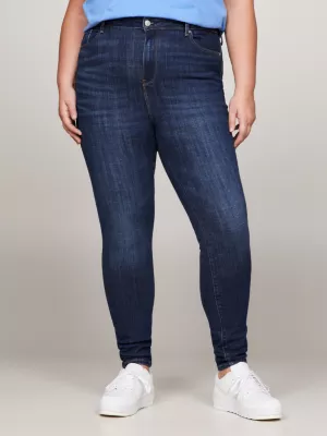 Calça jeans skinny TH Flex de cintura alta Curve Harlem