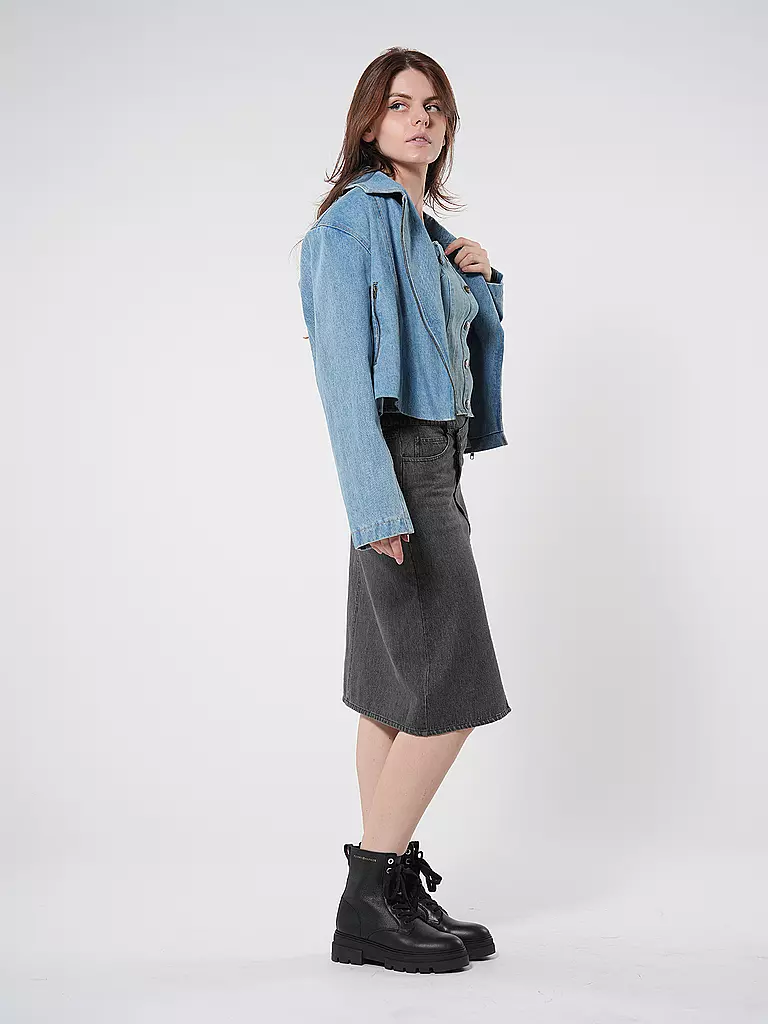 DESIGNERS REMIX Jeansjacke MILES BIKER blau