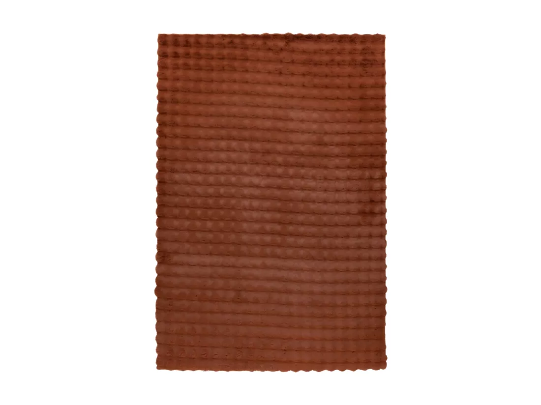 Tapis 230x160cm, design H008Y coloris rouge terracotta - Confort et élégance pour votre intérieur