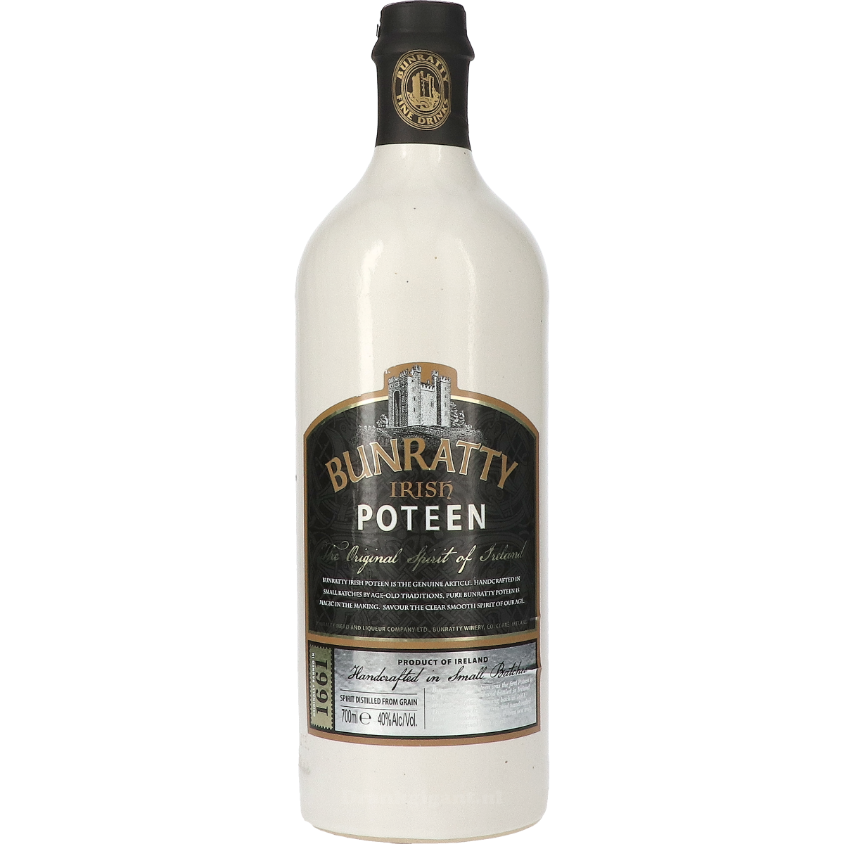 Bunratty Irish Poteen Ceramic 70 cl