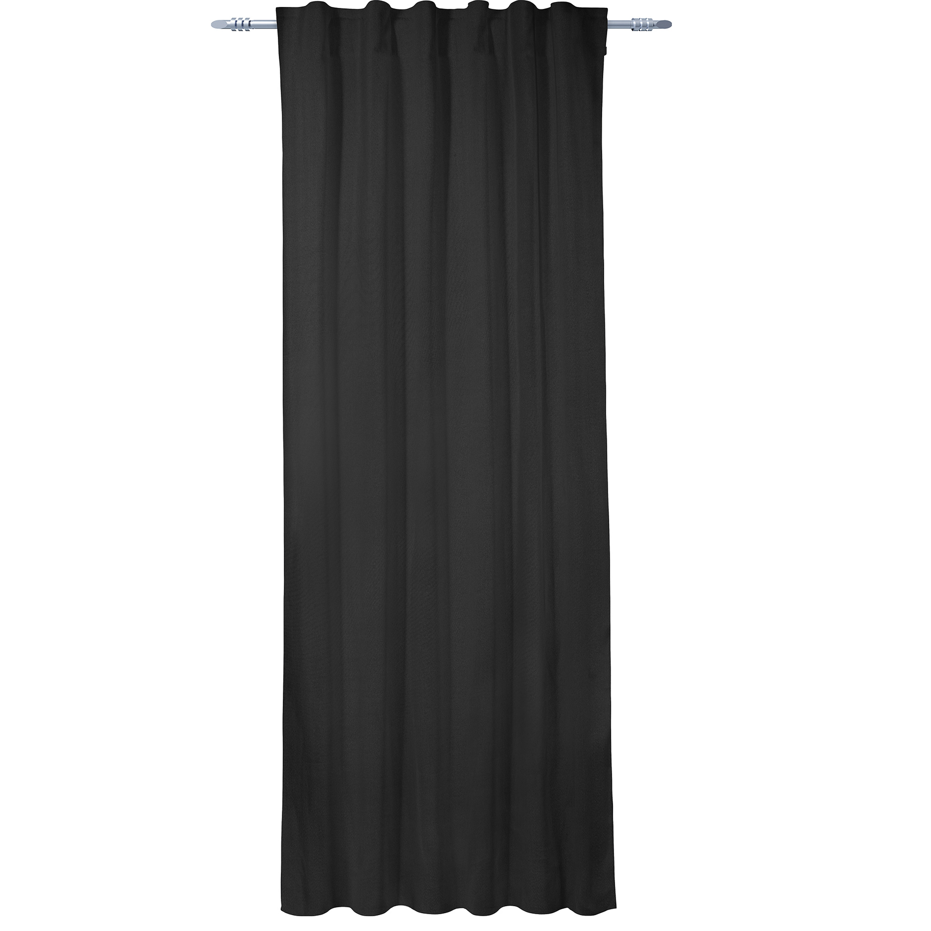 Thermo-Kombischal - schwarz - blickdicht - 135x245 cm