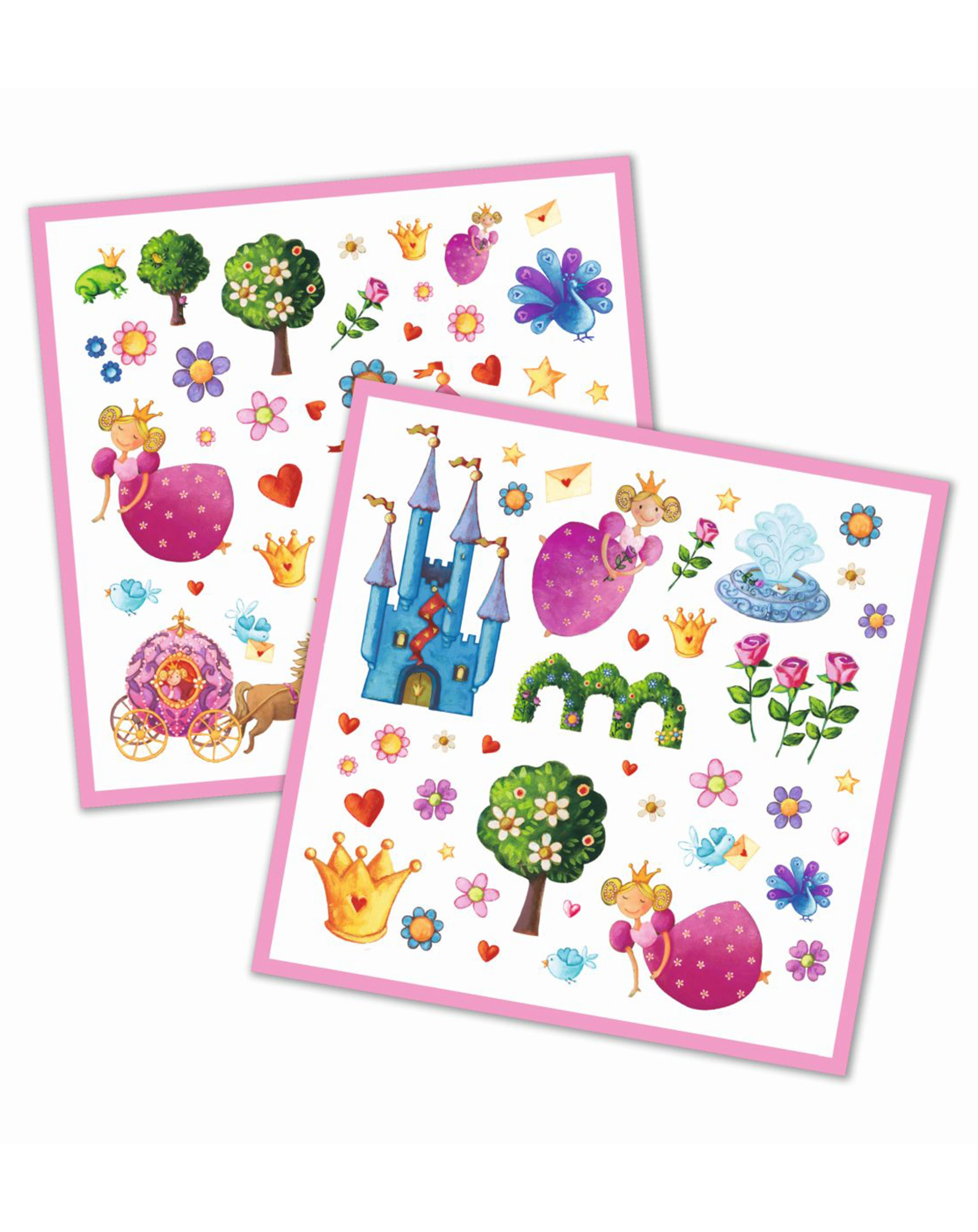 Sticker PRINCESS MARGUERITE 4 Bögen in bunt