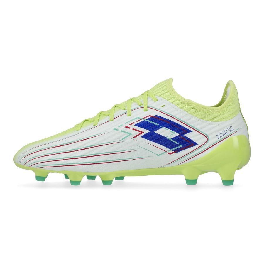 Lotto Solista 200 VIII FG Light Pack - Sunny Lime/Bleu/Blanc
