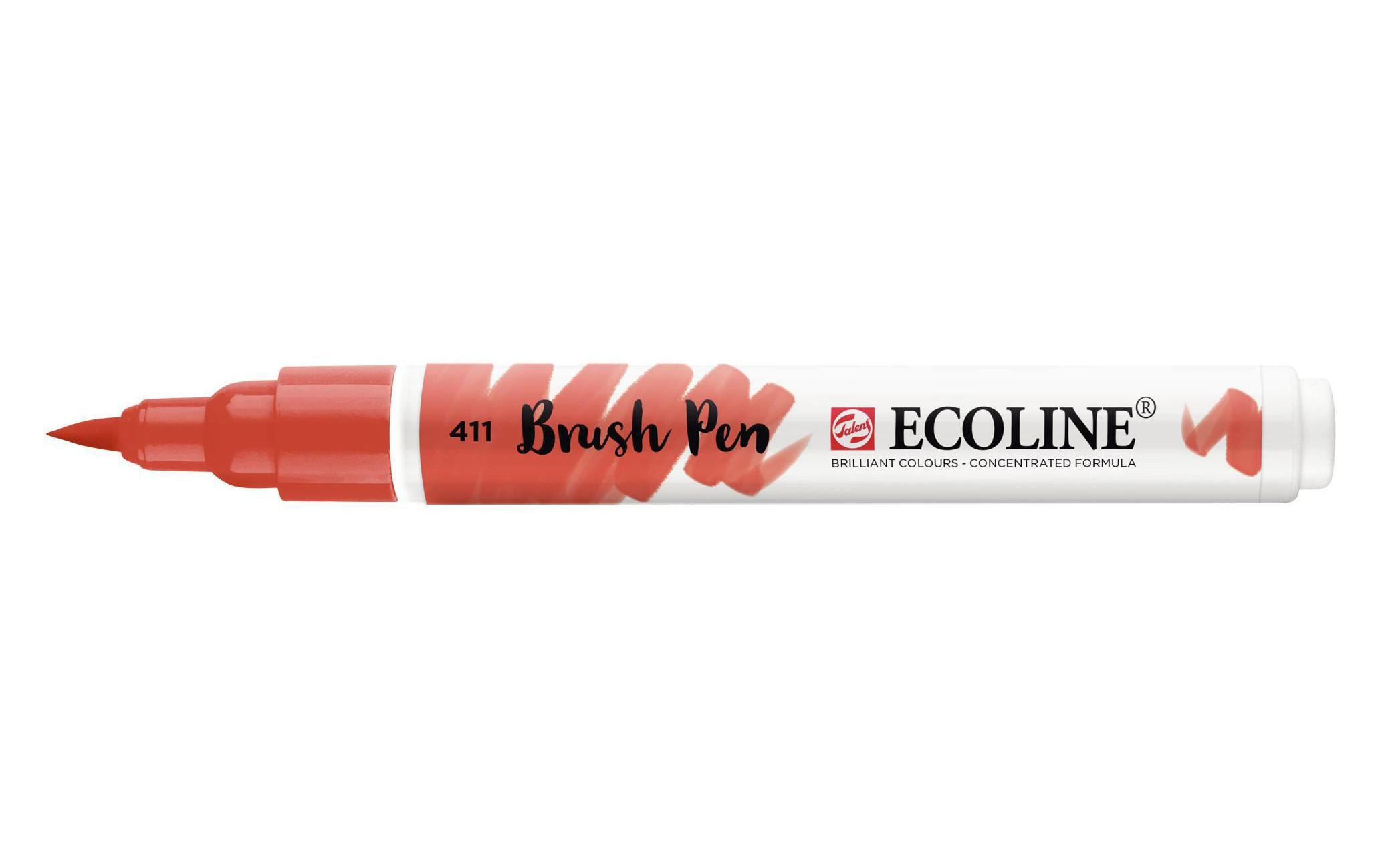 Brushpen Ecoline SienaFlüssige Wasserfarbe im praktischen Brush Pen