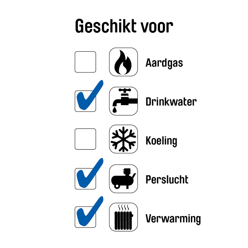 Henco pers koppeling knel messing 15x16mm