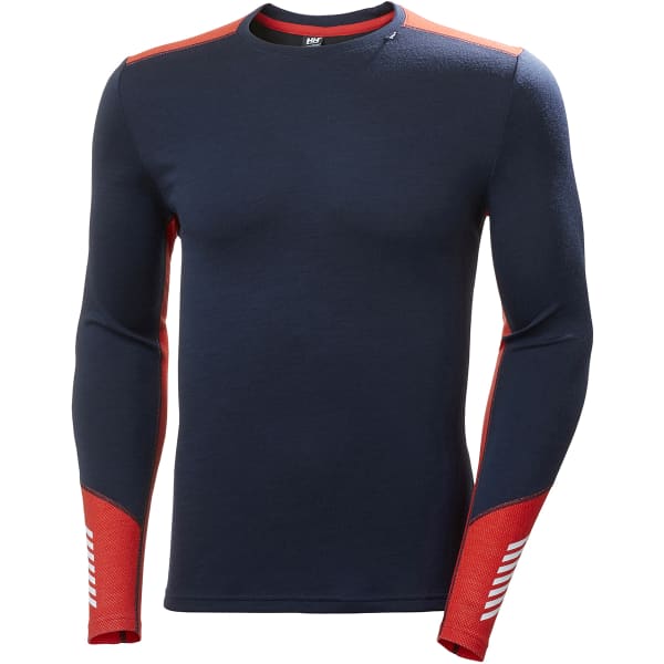 T-shirt thermique HELLY HANSEN LIFA MERINO MIDWEIGHT CREW NAVY NSF