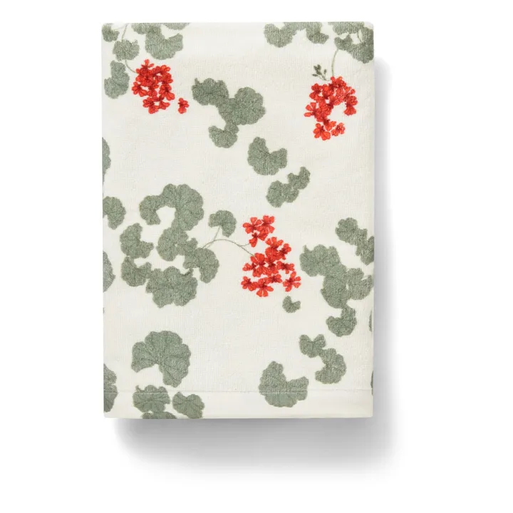 garbo&friends Serviette de bain Pelargonium | Vert