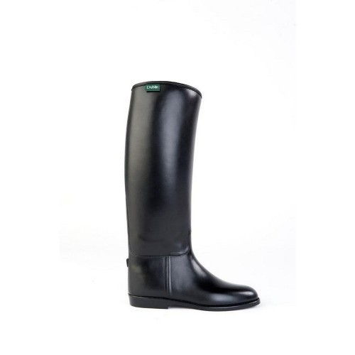 Botas de montaria infantis unissex, pretas