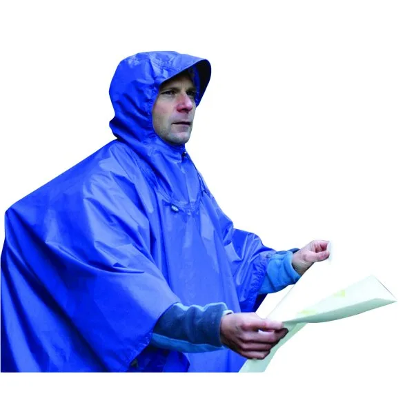 Sea To Summit Nylon Tarp Poncho Blue