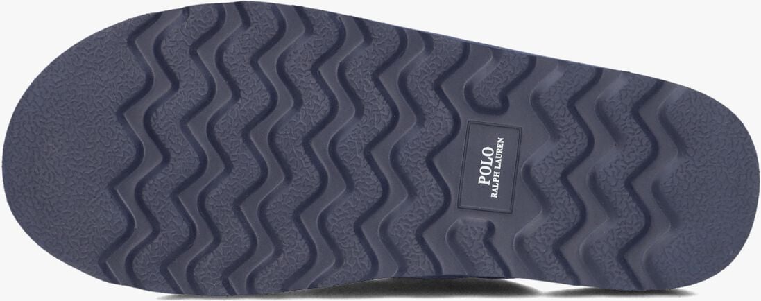 blauwe polo ralph lauren pantoffels reade scuff-dress