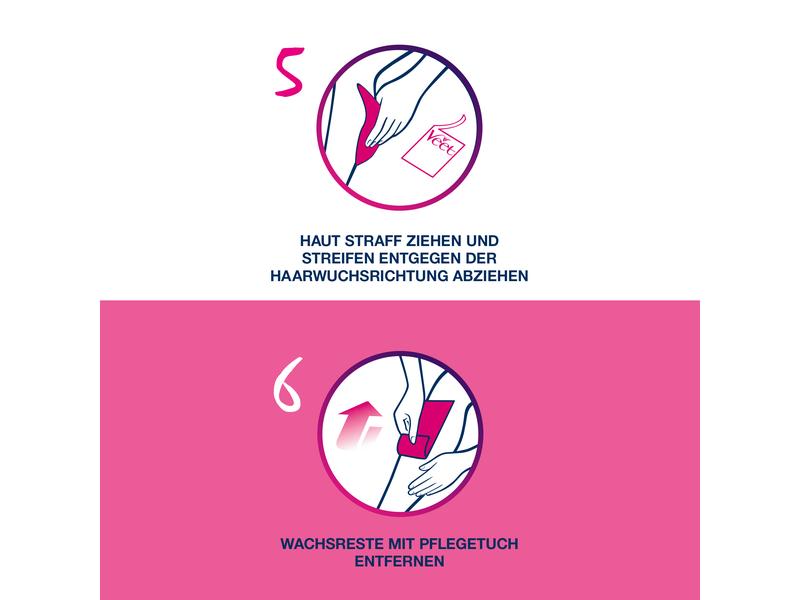 Veet Haarentfernungs-Wachs Easy Wax Roll-On 50 ml Warmwachs Roll-On-System