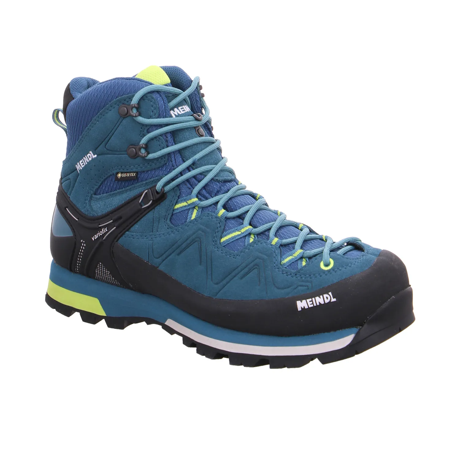 MEINDL Trekkingschuhe Grün Leder  Gore-Tex