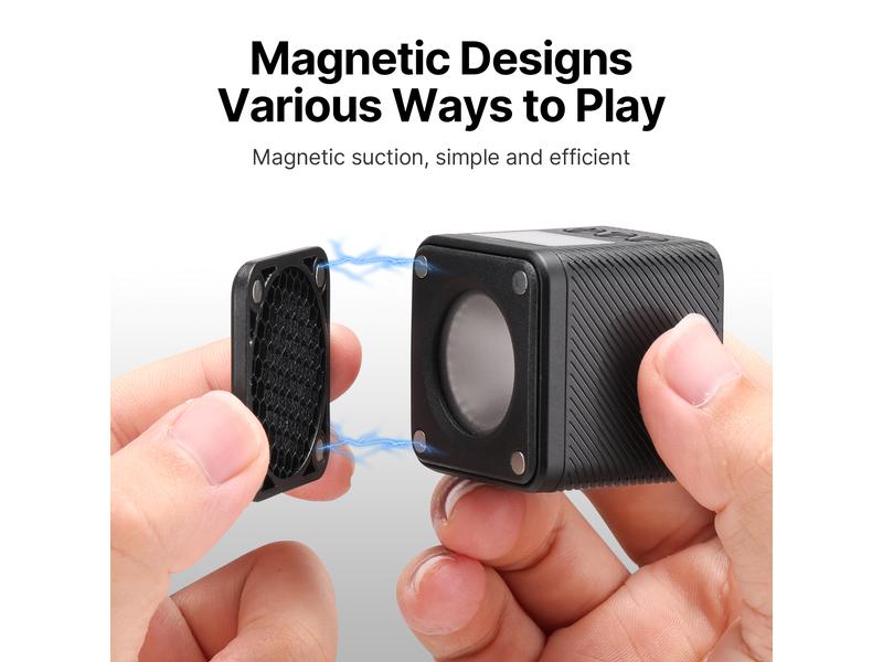 Ulanzi Videoleuchte L2 RGB Magnetischer Lichtwürfel für Content-Creators und Vlogger
