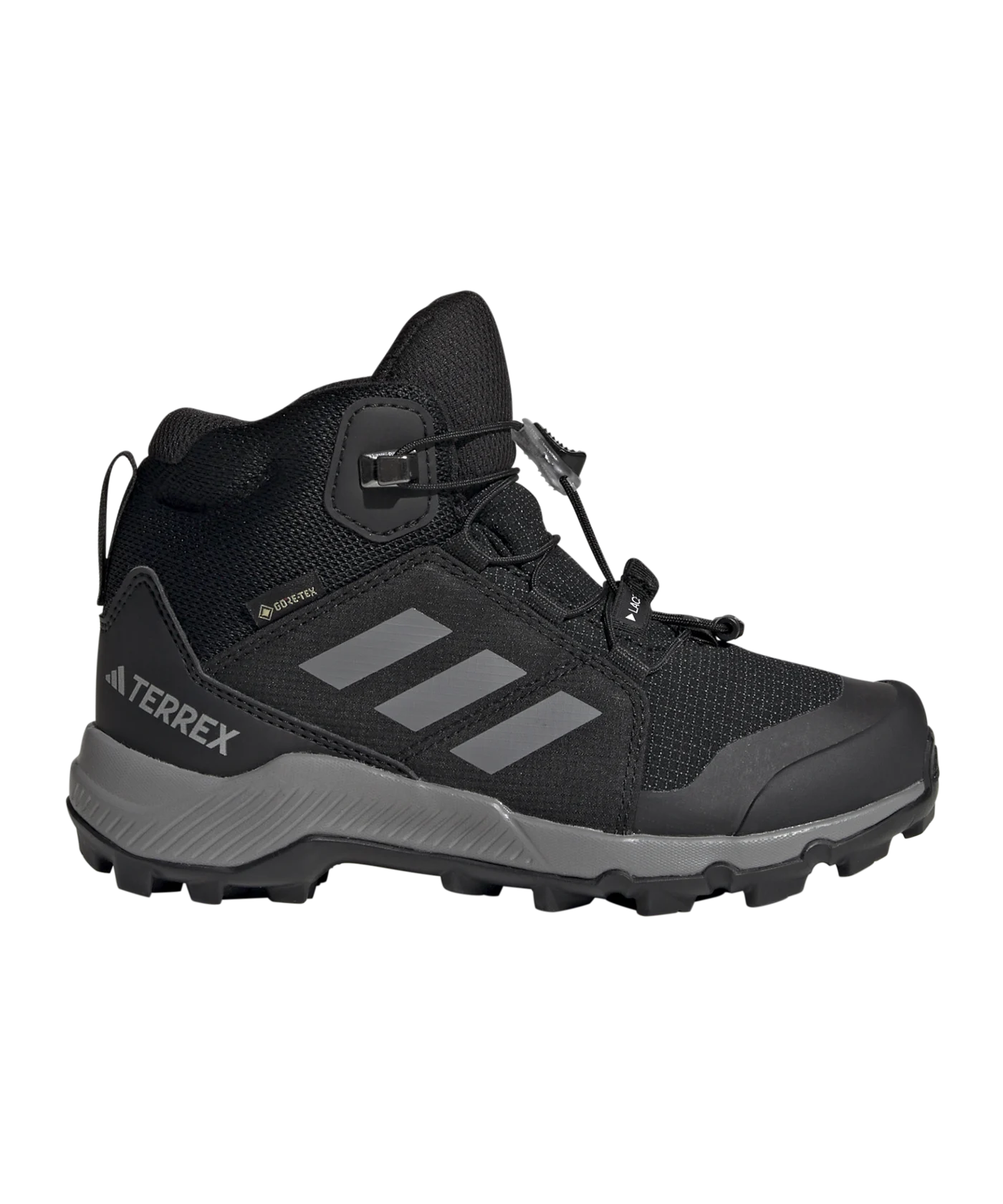 adidas Terrex Mid GTX Kids Schwarz Grau