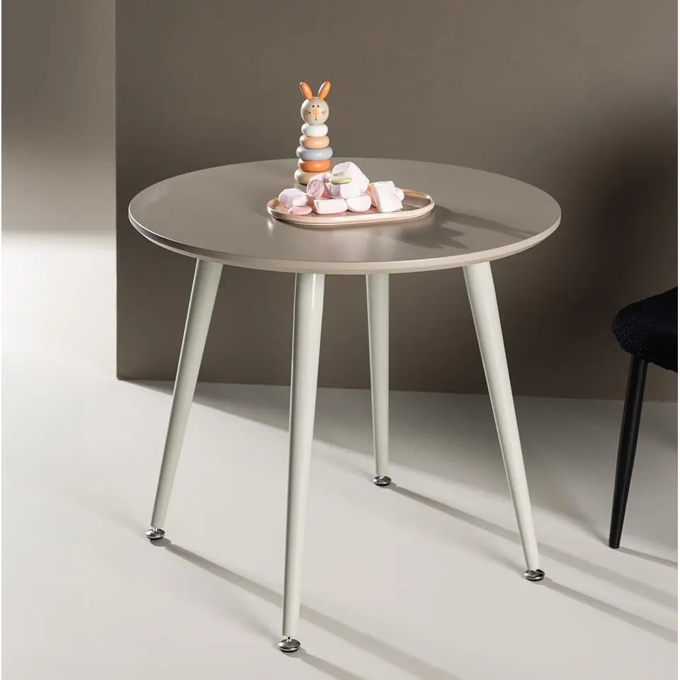Nest living Bruno ronde kindertafel beige - Ø 60 cm