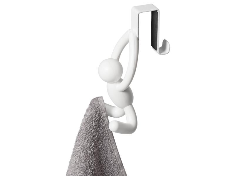 Umbra Türgarderobe Buddy 3 Haken, Weiss Haken für die Schranktüre