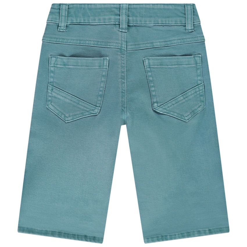 Bermuda effet jean pour garçon - Bleu marine