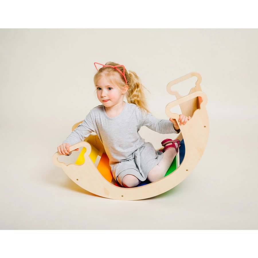 Family-SCL Bogenwippe Rainbow naturregenbogen
