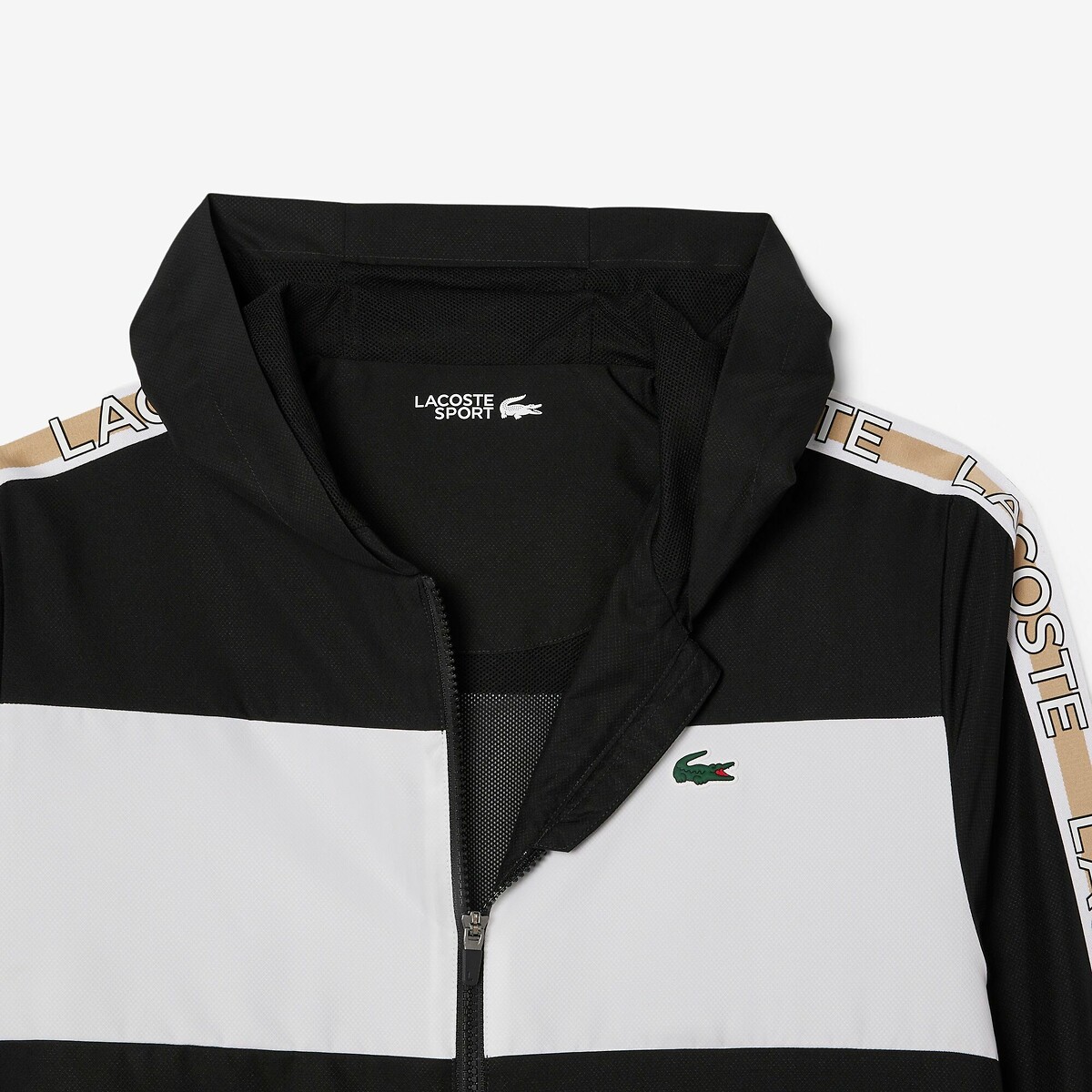 Jaqueta esportiva LACOSTE com faixa larga com a inscrição Lacoste