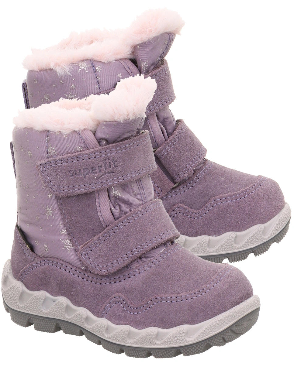 Klett-Boots ICEBIRD - SCHNEEFLOCKE gefüttert in lila/rosa