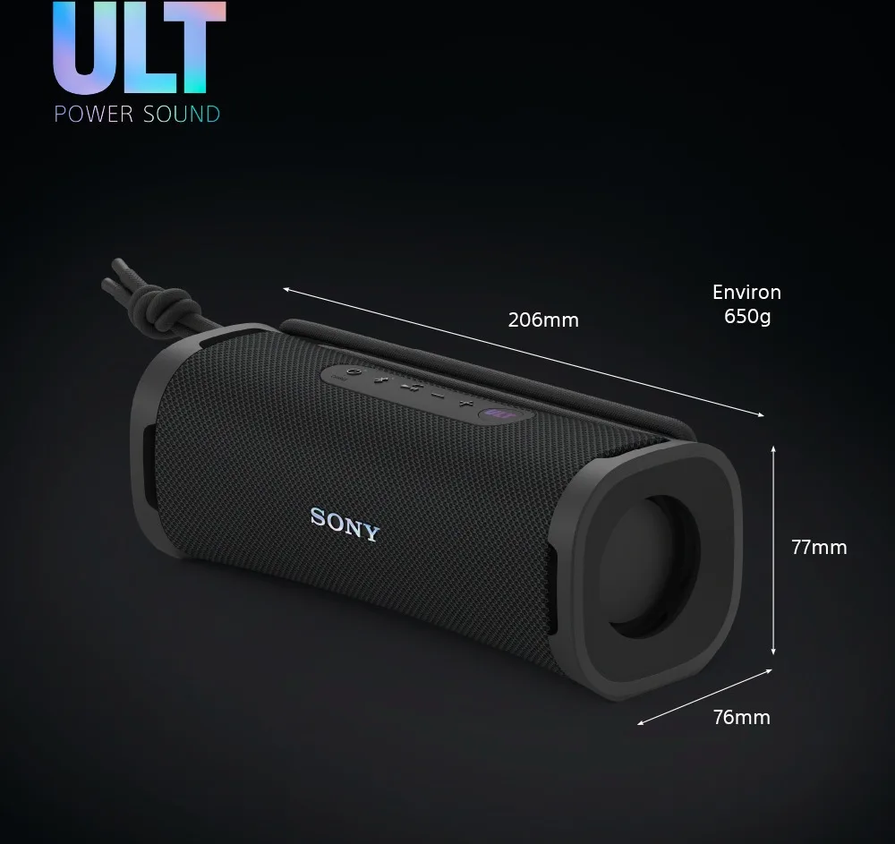 Sony ULT Field 1 Noir Enceintes Bluetooth portables