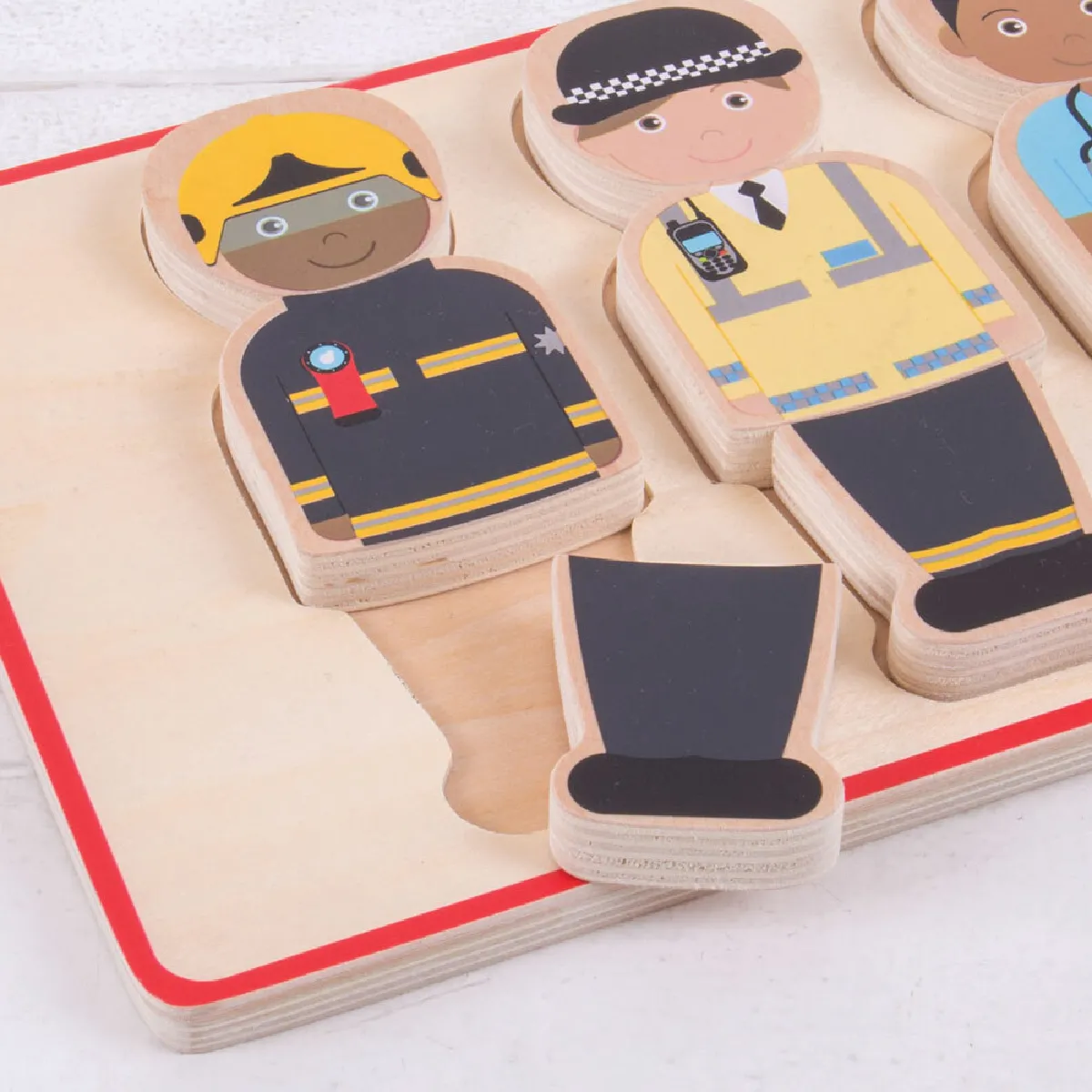 Bigjigs Toys Puzzle Services urgences bois