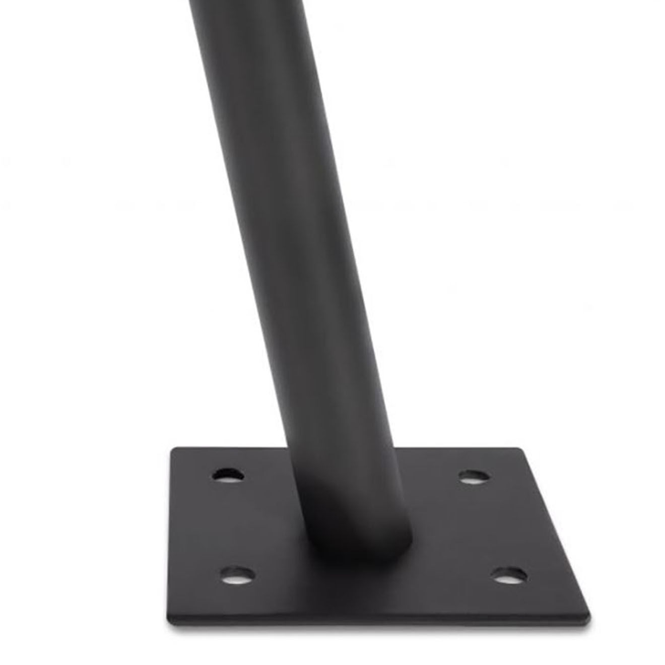 Pratik Garden 2 Poteaux ajustables pour voile d'ombrage noirs - 23 x3.5 cm