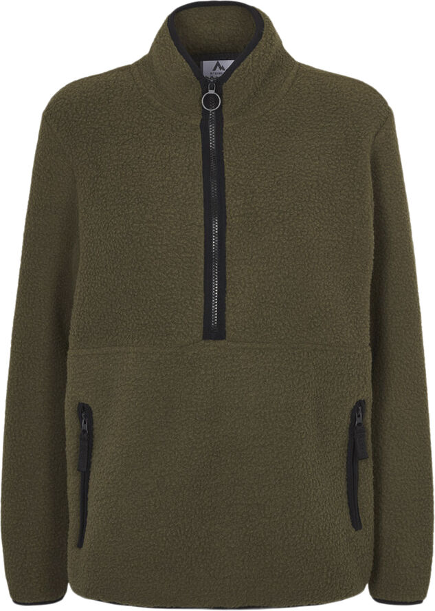 MCKINLEY Hasvik Pile fleece anorak Grøn