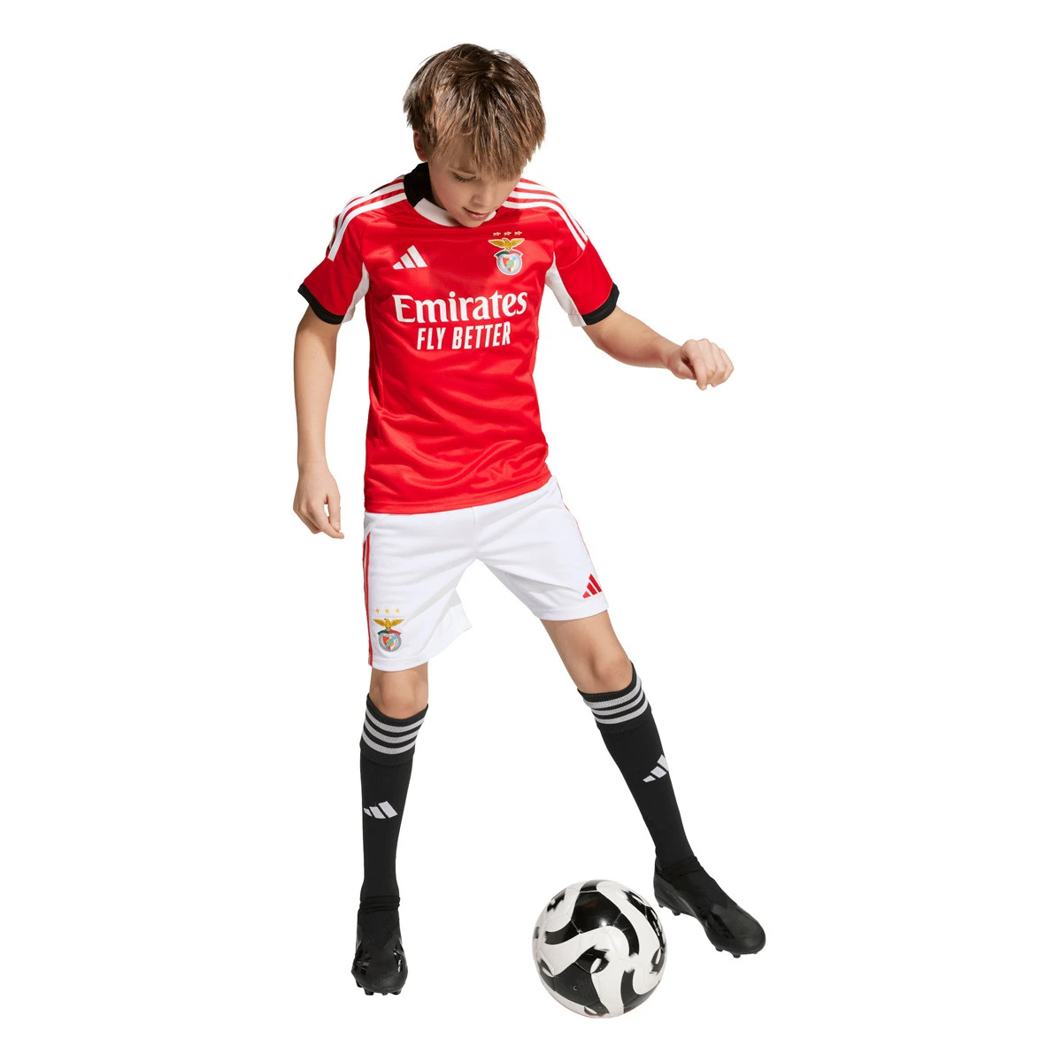 Calções adidas SLB Benfica Primeiro Equipamento 2025-2026 Criança
