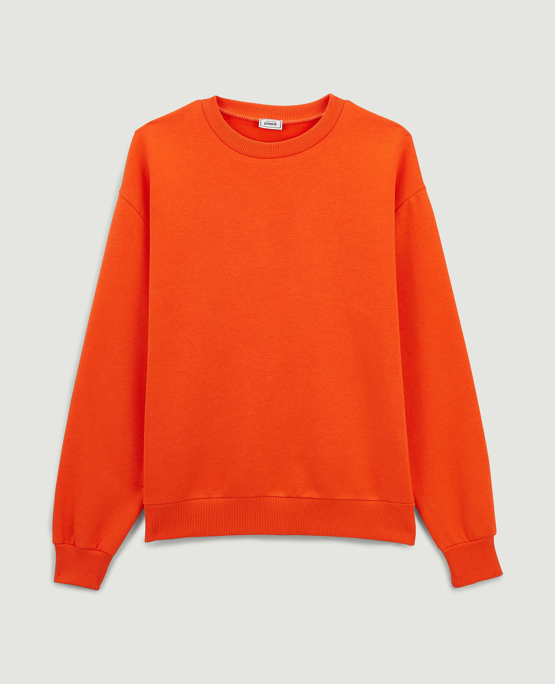 Sweat col rond - Orange