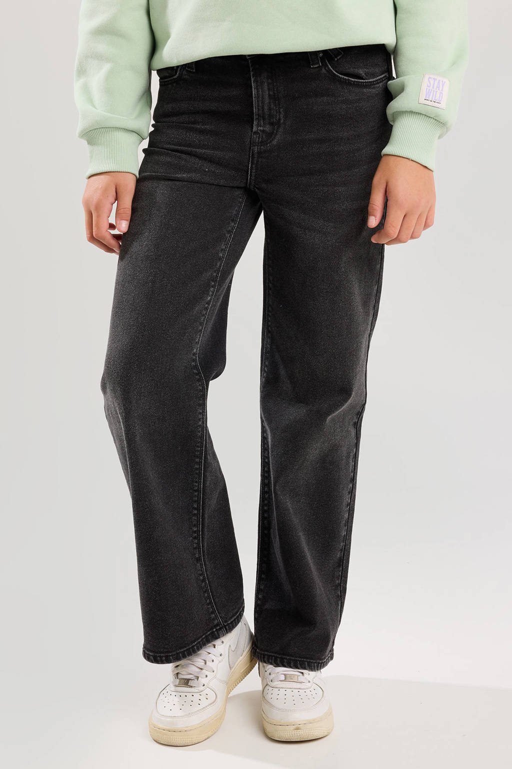 America Today wide leg jeans Olivia JR washed black