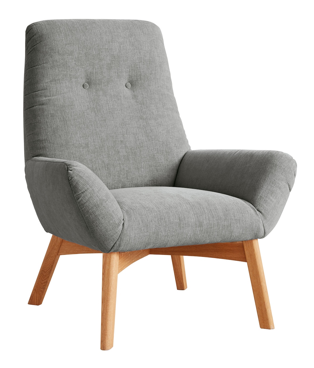 MONDO Sessel Set INGA 2-teilig Picasso silbergrau