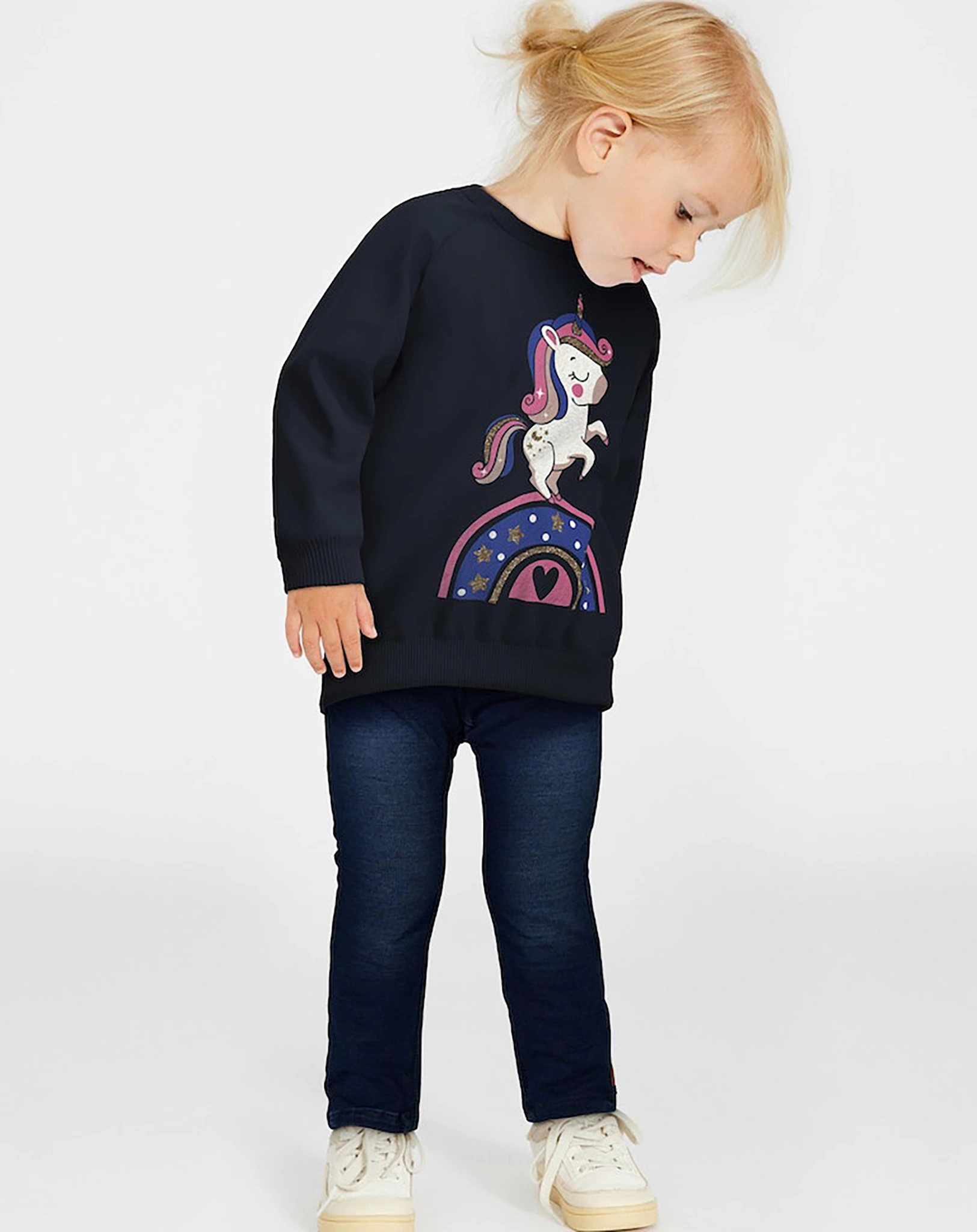 Sweatshirt NMFVENUS UNICORN in dark sapphire