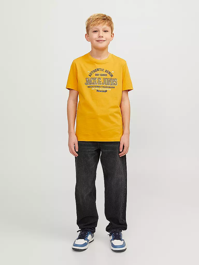 JACK & JONES Jungen Jeans  JJICHRIS JJORIGINA schwarz