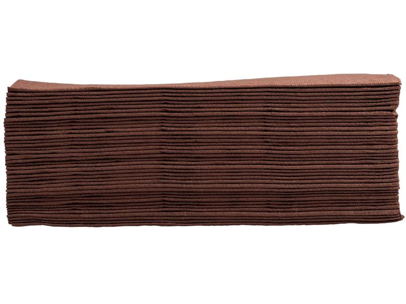 PRO nappe Papierservietten Schoko 20 cm x 20 cm, 50 Stück Packung mit 50 Cocktail-Servietten