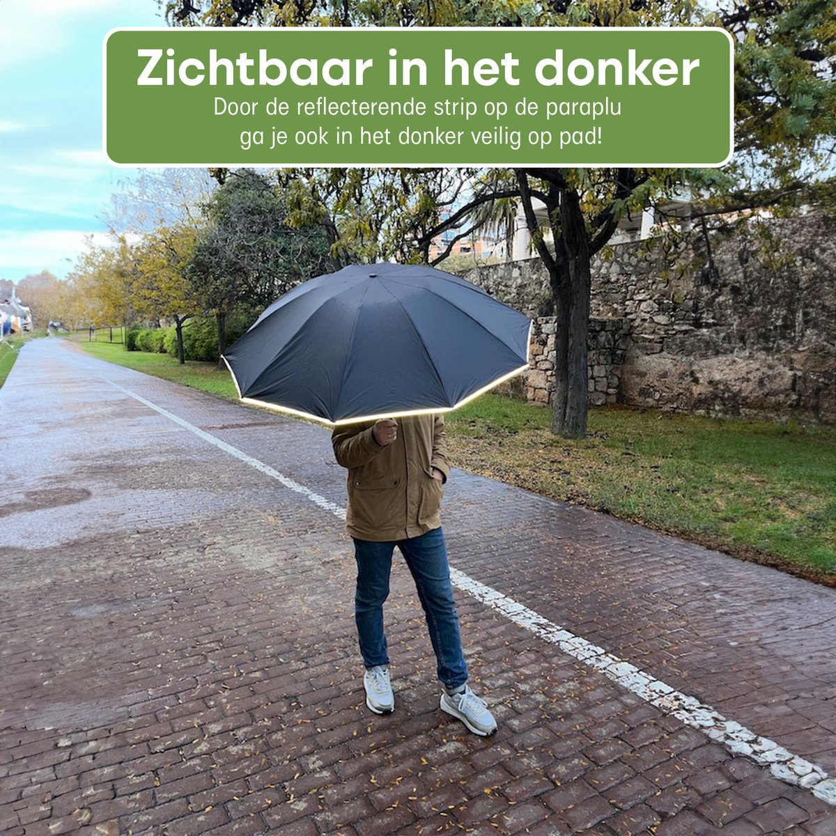Travelhawk Stormparaplu opvouwbaar